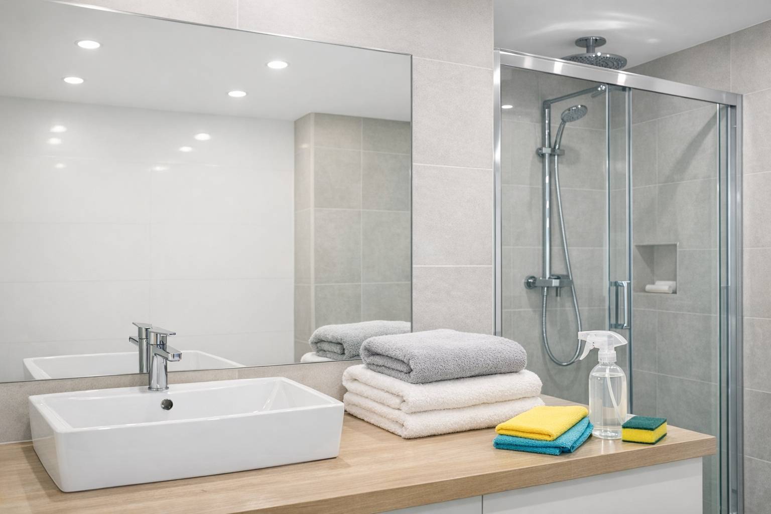 Rutina de limpieza del baño en 15 minutos: orden de tareas y productos imprescindibles